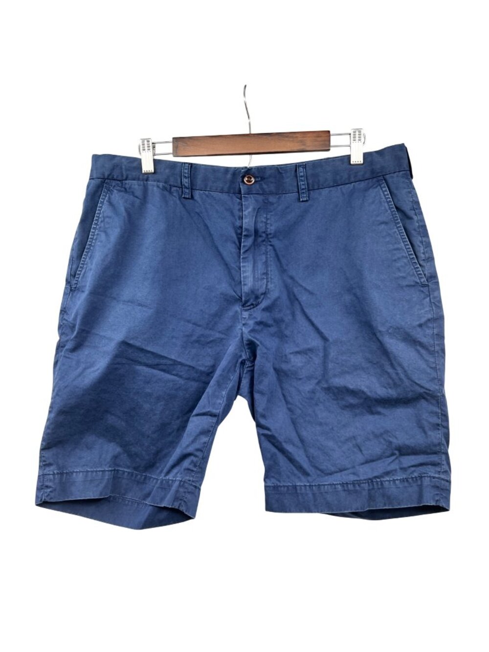 Polo Ralph Lauren Mens Classic Fit Chino Short Flat Front Blue Size 36